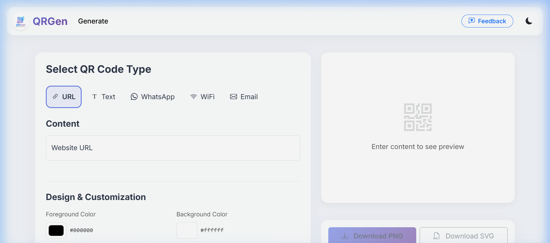 QRGen - QR Code Generator Online Gratis